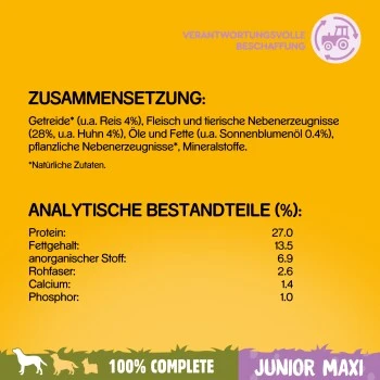 Pedigree Junio Maxi Huhn Und Reis 15 Kg – Bild 5