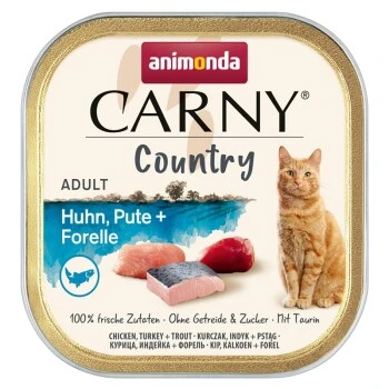 Animonda Carny Country Huhn, Pute & Forelle 32x100 G 2 Animonda Carny Country Huhn, Pute & Forelle 32x100 G