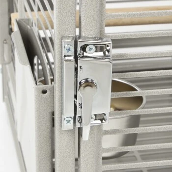 Montana Cages Transportkäfig Evo Hellgrau 7 Montana Cages Transportkäfig Evo Hellgrau – Bild 5