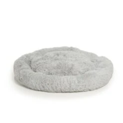 Wallace & Jones Plüschbett Sarnia L Hellgrau