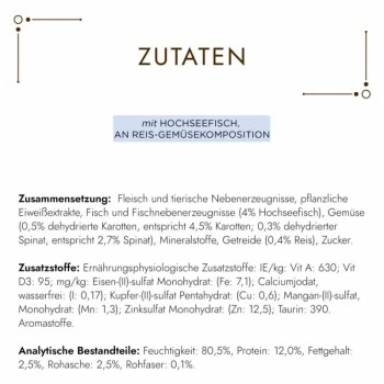 GOURMET à La Carte 26x85g Hochseefisch An Reis-Gemüsekomposition 5 GOURMET à La Carte 26x85g Hochseefisch An Reis-Gemüsekomposition – Bild 3