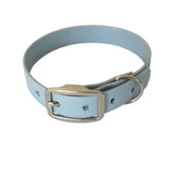 Bio-leine 46-56cm HU Biothane Halsband Kornblumenblau 21 Cm, 30 Cm