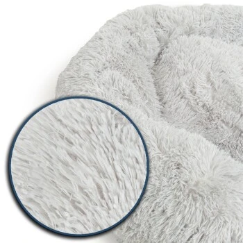 Canadian Cat Company Plüschbett Sarnia S Hellgrau 4 Canadian Cat Company Plüschbett Sarnia S Hellgrau – Bild 2