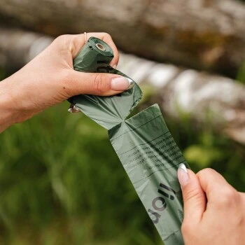 Lionto 600 Hundekotbeutel, Schwarz/grün 5 Lionto 600 Hundekotbeutel, Schwarz/grün – Bild 3