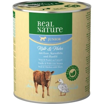 REAL NATURE Junior Kalb & Huhn 6x800 G 3 REAL NATURE Junior Kalb & Huhn 6x800 G