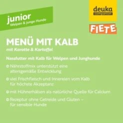 Fiete Junior Menü Mit Kalb, Karotte Und Kartoffel Deutsches Premium-Nassfutter 6x400g Dose 12 Fiete Junior Menü Mit Kalb, Karotte Und Kartoffel Deutsches Premium-Nassfutter 6x400g Dose -Haustierparadies 90595963a6b10ebdc52897ea53719227b8df6a4c 1498592 de DE 577c11a73ded35ff8a470c9d694bdd33638d6e41x5R0sN