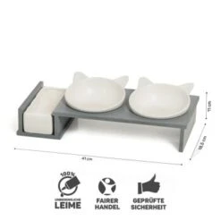 Canadian Cat Company Futterbar Cat Diner Grau/ Weiß -Haustierparadies a1749dc749ef9378e1522943219047ad2caf363c 1360972 de DE 16adc71ffe2ce783af8ba45666487ebbf8a915f9ulriEq