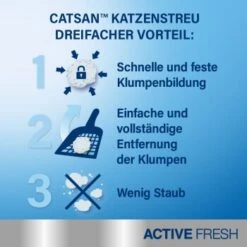 CATSAN Active Fresh Klumpstreu 8 L -Haustierparadies a73368db549fd9b09b626975c4baa97d4ec4c8b3 1276805 3