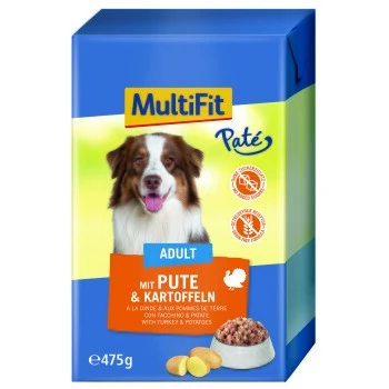 MultiFit Adult In Paté Mit Pute & Kartoffeln 12 X 475 G 3 MultiFit Adult In Paté Mit Pute & Kartoffeln 12 X 475 G