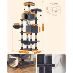 FEANDREA Katzenbaum XXL 206cm Hellgrau Dunkelgrau -Haustierparadies c6e85993590d27cf8d53e5f02a0932da9cdfbb49 1483563 de DE a155c692ee29d03f2d26a84e7d9d293536e8cc28qxOWEE