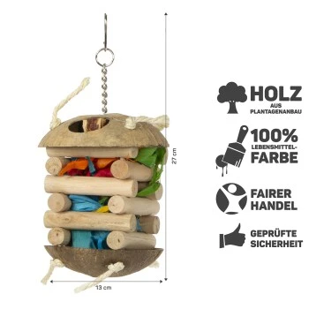 HappyBird Versteckspielzeug Foraging Hut 7 HappyBird Versteckspielzeug Foraging Hut – Bild 5