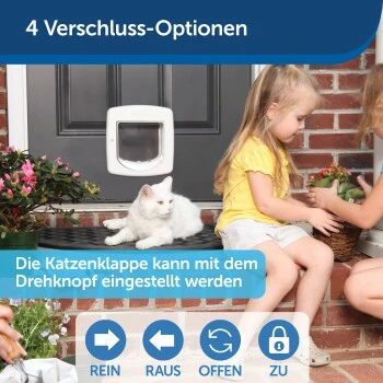 PetSafe Staywell Deluxe Katzenklappe 7 PetSafe Staywell Deluxe Katzenklappe – Bild 5