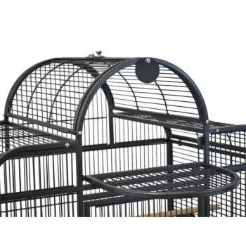 Montana Cages Voliere San Remo II Dunkelgrau 5 Montana Cages Voliere San Remo II Dunkelgrau – Bild 3
