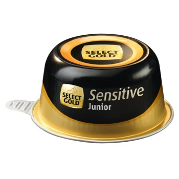 SELECT GOLD Sensitive Junior Huhn & Reis 10x125 G 3 SELECT GOLD Sensitive Junior Huhn & Reis 10x125 G