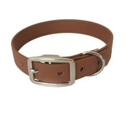 Bio-leine 34-45cm HU Biothane Halsband Braun/ Caramell 24 Cm, 33 Cm