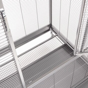 Montana Cages Voliere New Sydney II Hellgrau 7 Montana Cages Voliere New Sydney II Hellgrau – Bild 5