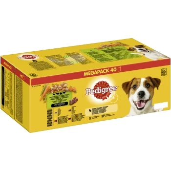 Pedigree Vital Multipack Portionsbeutel In Sauce 40x100g 3 Pedigree Vital Multipack Portionsbeutel In Sauce 40x100g