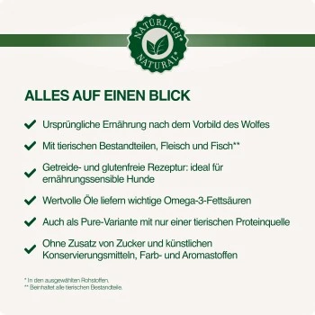 REAL NATURE WILDERNESS Adult Mixpaket 6x400g Mixpaket 1 5 REAL NATURE WILDERNESS Adult Mixpaket 6x400g Mixpaket 1 – Bild 3