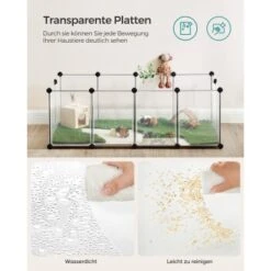 SONGMICS Freigehege Mit Bodenplatten Weiß 1,25 M, 63 Cm, 42 Cm -Haustierparadies f8c4c92c0fc8b232d124840968c8ff2050b827db 1651633 de DE ed9334a705b1b00cc46278b88cad4092a90ccf64shxmxx